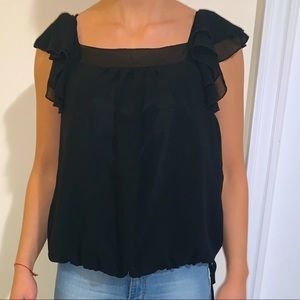 Cute black top from Costa Blanca